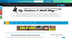 Desktop Screenshot of myfashionemallblog.net